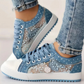 Sneakers For Women | Tie-Front  Low-Top