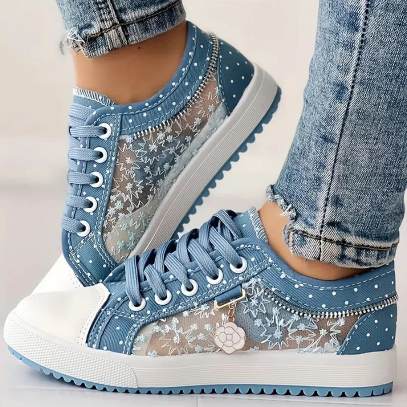 Sneakers For Women | Tie-Front  Low-Top