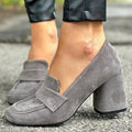 Loafers for Women | Block Heel Slip On