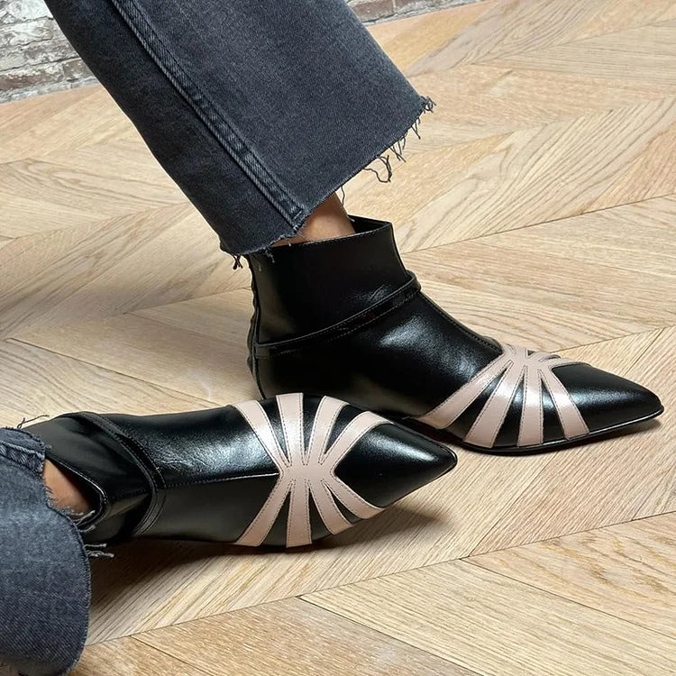Boots for Women | Ankle-height Geometric Design