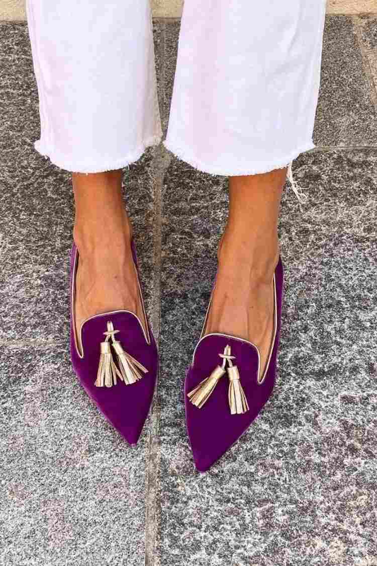 Loafers for Women | Tassel Detail Pointed Toe