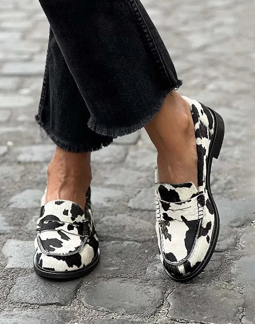 Loafers for Women | Patterned Slip on