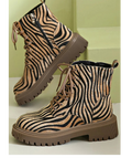 Boots for Women | Ankle-height Animal Print