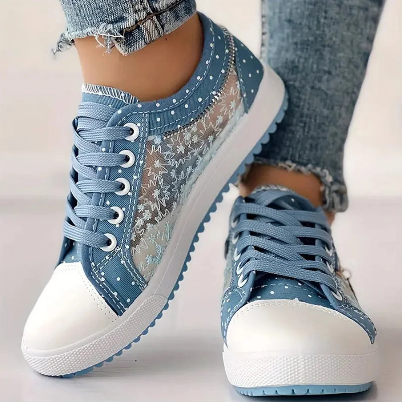 Sneakers For Women | Tie-Front  Low-Top