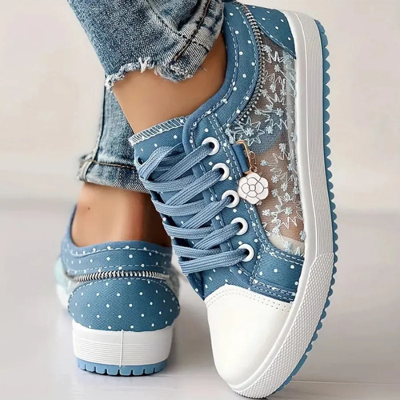 Sneakers For Women | Tie-Front  Low-Top