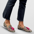 Loafers for Women | Patterned Slip On  Flat Sole