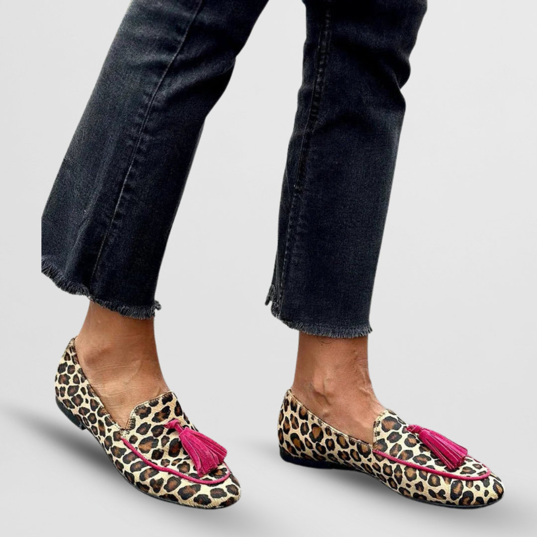 Loafers for Women | Patterned Slip On  Flat Sole