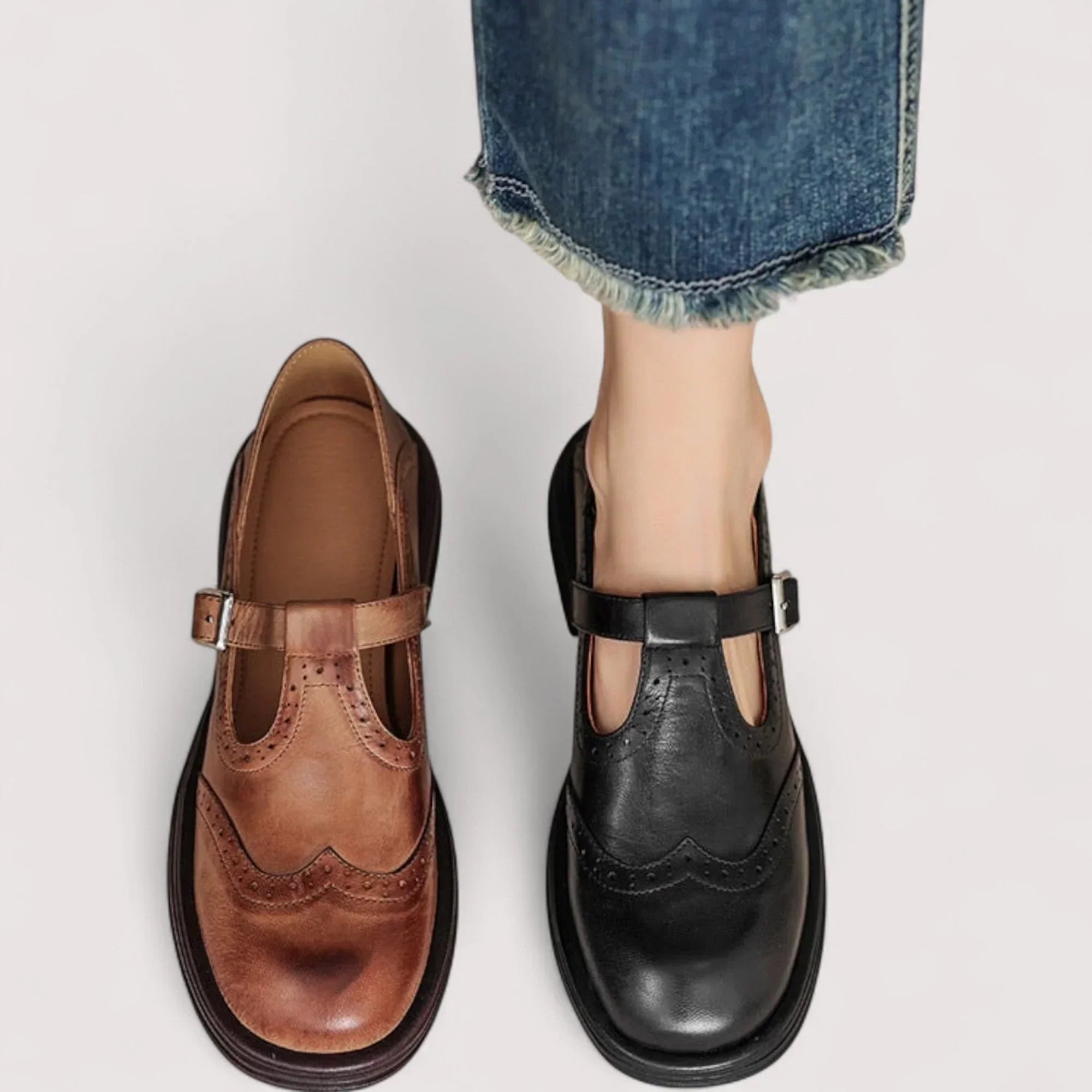 Mary Jane Shoes for Women | Brogue Detailing
