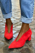 Block Heels for Women | Pointed Closed Toe