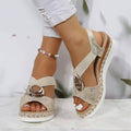 Sandals For Women | Open Toe Platform With Ankle Strap