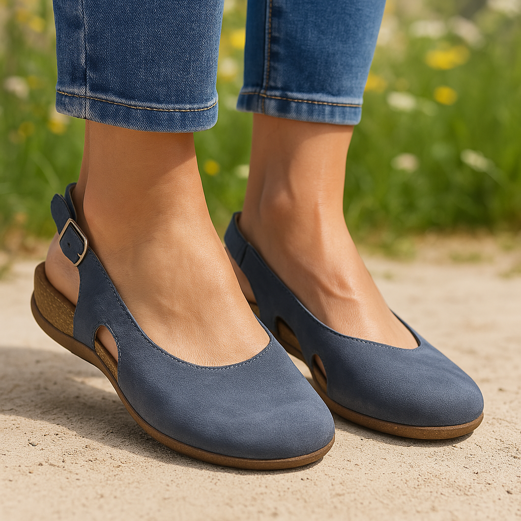 Flats For Women | Closed Toe With Slingback Strap