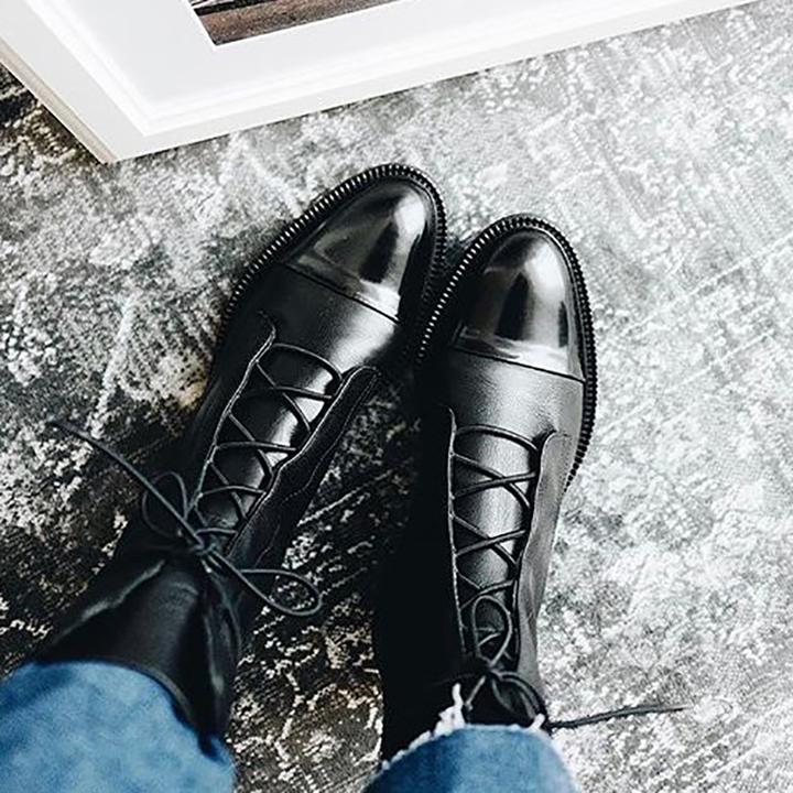 Boots for Women | Ankle-Height Lace-Up