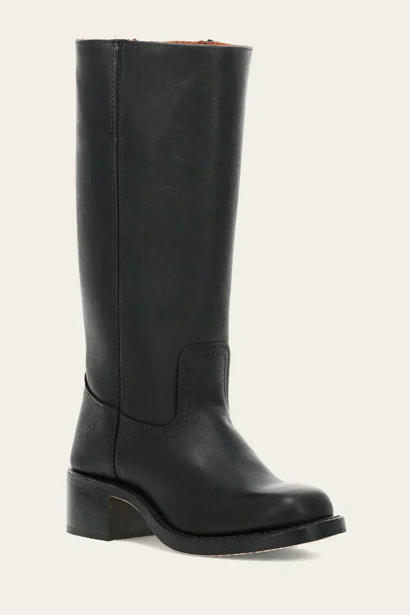 Boots For Women | Mid Calf Block Heel With Closed Toe