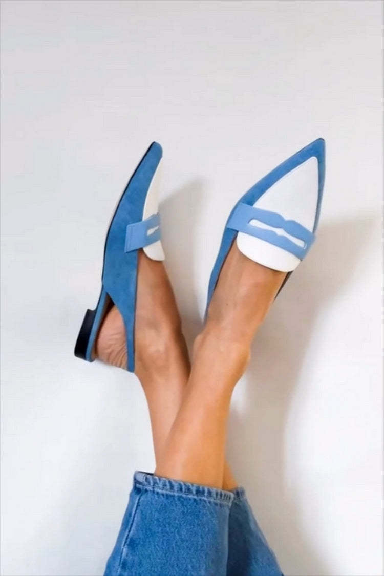 Loafers for Women |  Open Back Pointed Toe