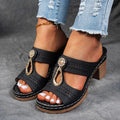 Sandals For Women | Cutout Strap Wedge Shoes