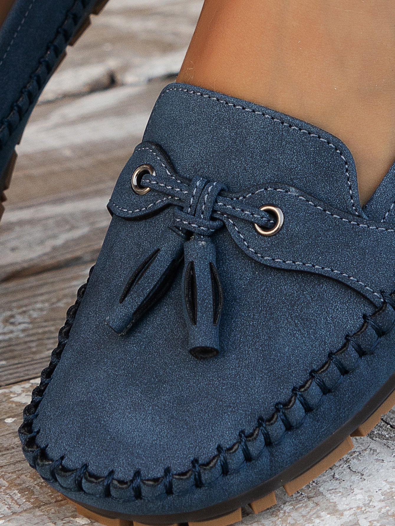 Loafers For Women | Tassel Closed Toe
