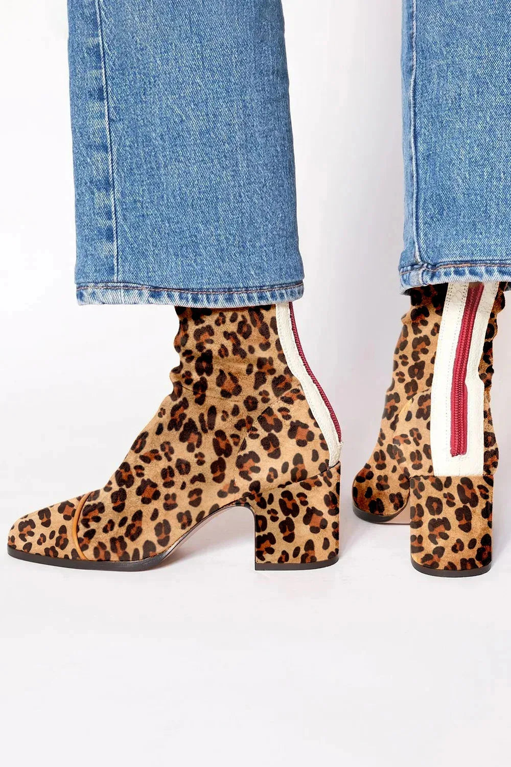 Boots For Women | Ankle Height Block Heel With Closed Toe