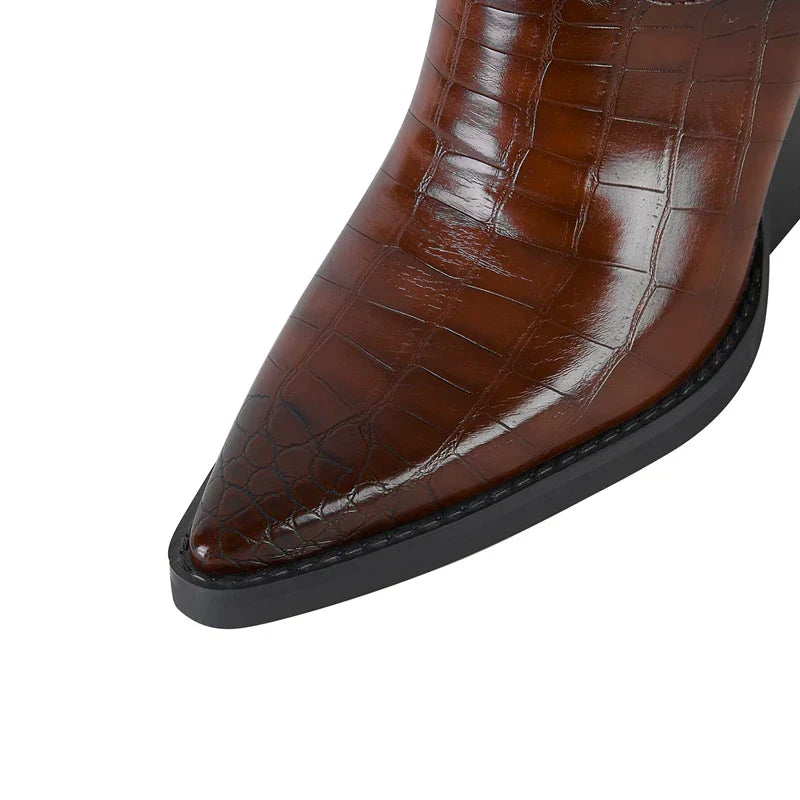 Boots For Women | Ankle Height With Block Heel