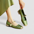 Mary Jane Shoes for Women | Metallic Accents