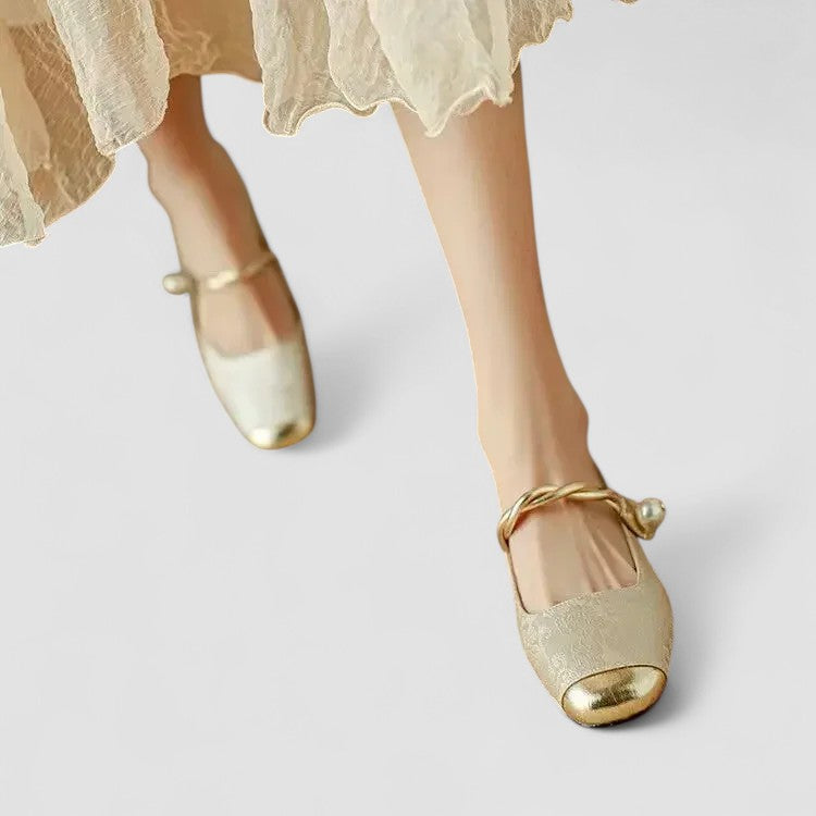 Mary Jane Shoes for Women | Metallic Accents
