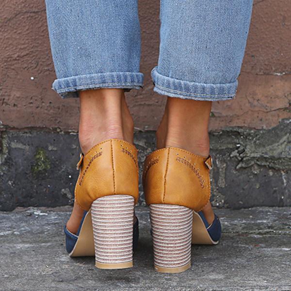 Mary Jane Shoes for Women | T-Strap Block Heel